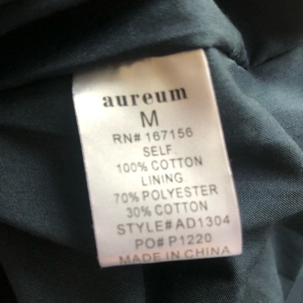 New: aureum Ruffle Strap Smock Back Dress. Lined. Pockets. Size Medium - Picture 13 of 15